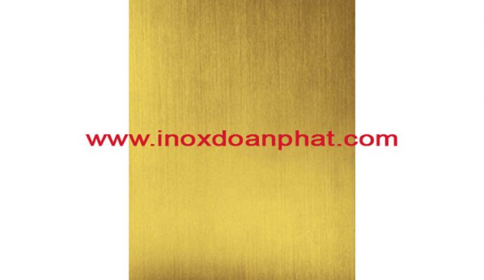 Tấm inox xước vàng NO4/Titan