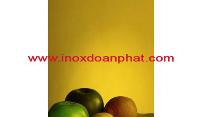 Tấm inox vàng gương 8k/titan